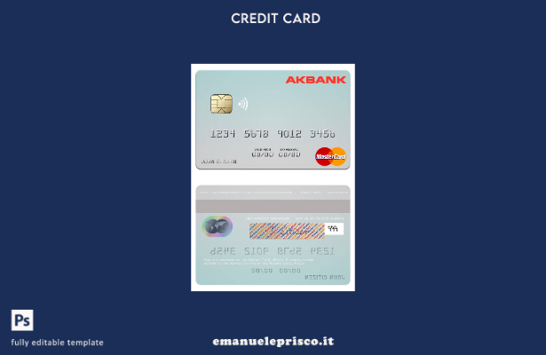 stile verificato Malta Akbank T.A.Ş. modello di carta master